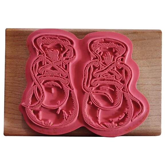 Baby Shoes Stampabilities Rubber Stamp - Picture 2 of 5